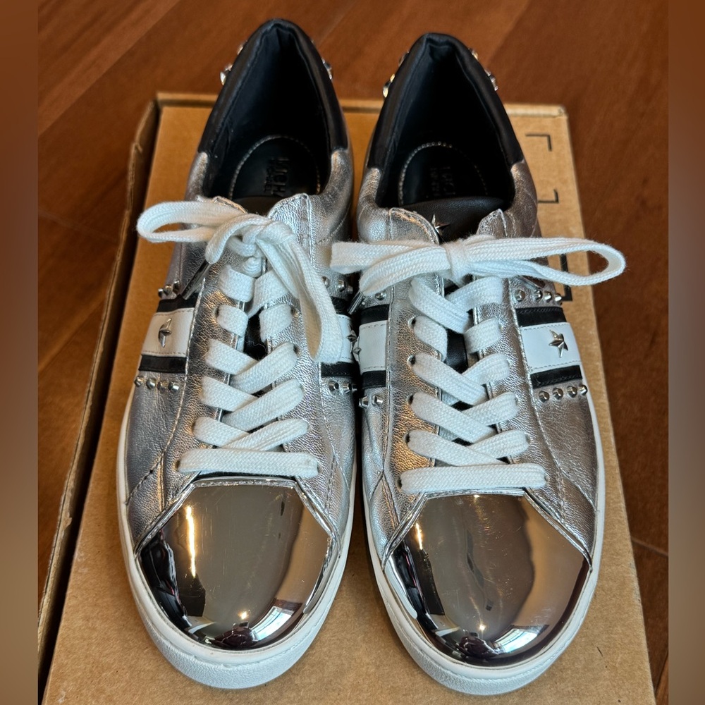 MICHAEL KORS Frankie Striped Women's Sneakers - Picture 4 of 12